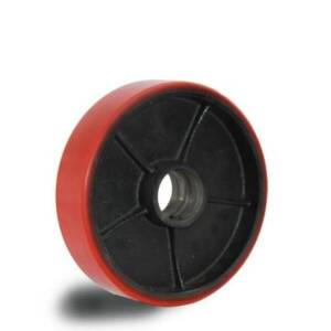 Lenkrad 180x50 mm, Gummi/Stahl, für HanseLifter Hubwagen BF-BR-02