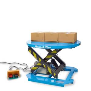 Hubtisch RSHT10, Tragfähigkeit: 1000 kg Hubhöhe: 710 mm, drehbare Plattform, 230/380V