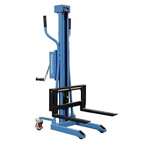 Handwindenstapler HWHH150, Tragfähigkeit: 150 kg, Hubhöhe: 1100 mm